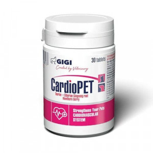 GIGI CARDIOPET papildbarība suņiem kaķiem Sirds, asinsrites veselība N30